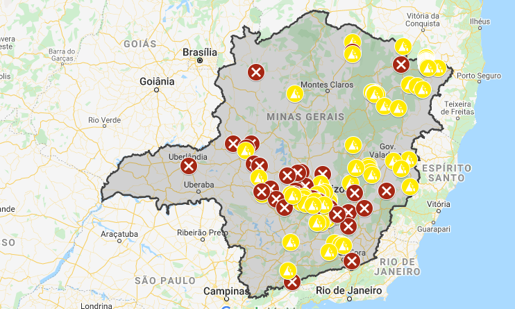 Aumenta O N Mero De Pontos De Rodovias Interditadas Em Minas Portal Amirt