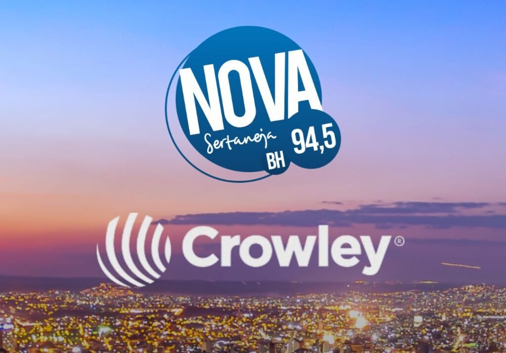 Crowley expande auditagem para incluir a Rádio Nova Sertaneja BH em Belo Horizonte - crowley broadcast analysis logo