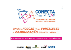 Conecta Com Minas reunirá profissionais da comunicação para debater pautas importantes para o setor