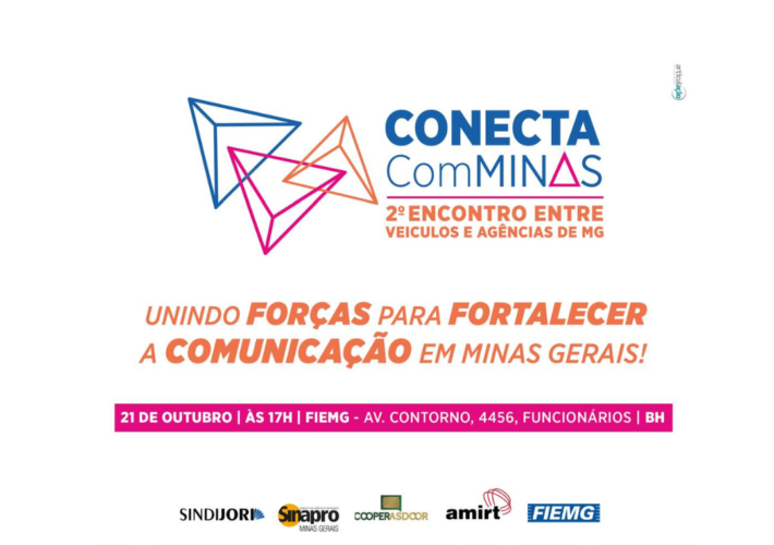 Conecta Com Minas reunirá profissionais da comunicação para debater pautas importantes para o setor