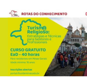 Rota do Conhecimento: Secult-MG e IFSULDEMINAS lançam dois novos cursos na área do turismo